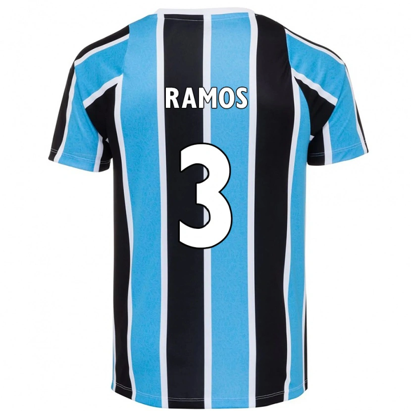 Danxen Mujer Camiseta João Ramos #3 Blanco Azul 1ª Equipación 2025/26 La Camisa