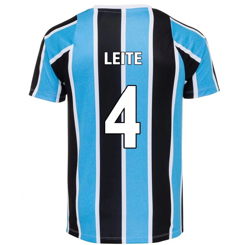 Danxen Mujer Camiseta Paulo Henrique Leite #4 Blanco Azul 1ª Equipación 2025/26 La Camisa