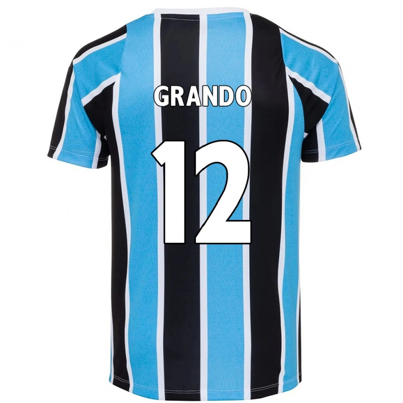 Danxen Mujer Camiseta Gabriel Grando #12 Blanco Azul 1ª Equipación 2025/26 La Camisa