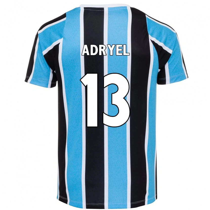 Danxen Mujer Camiseta Adryel #13 Blanco Azul 1ª Equipación 2025/26 La Camisa