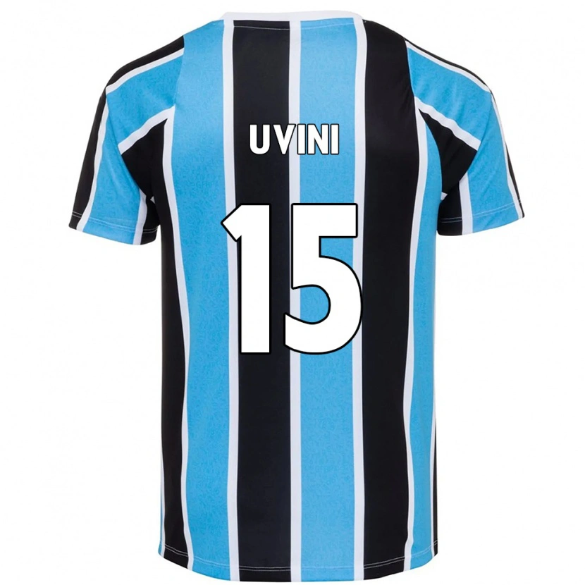 Danxen Mujer Camiseta Bruno Uvini #15 Blanco Azul 1ª Equipación 2025/26 La Camisa