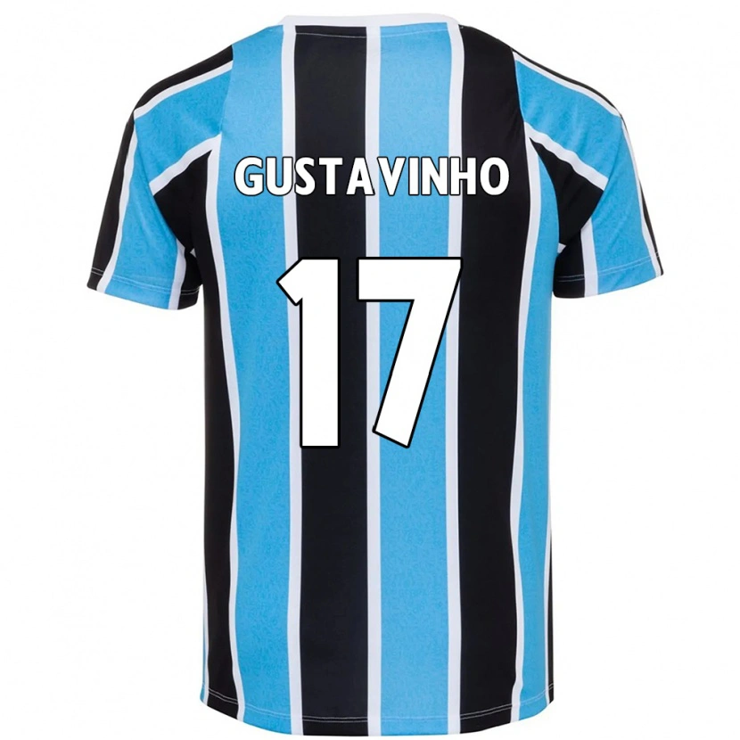 Danxen Mujer Camiseta Gustavinho #17 Blanco Azul 1ª Equipación 2025/26 La Camisa