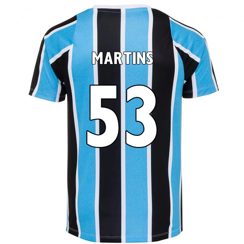 Danxen Mujer Camiseta Gustavo Martins #53 Blanco Azul 1ª Equipación 2025/26 La Camisa