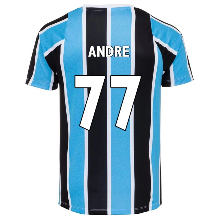 Danxen Mujer Camiseta André Henrique #77 Blanco Azul 1ª Equipación 2025/26 La Camisa