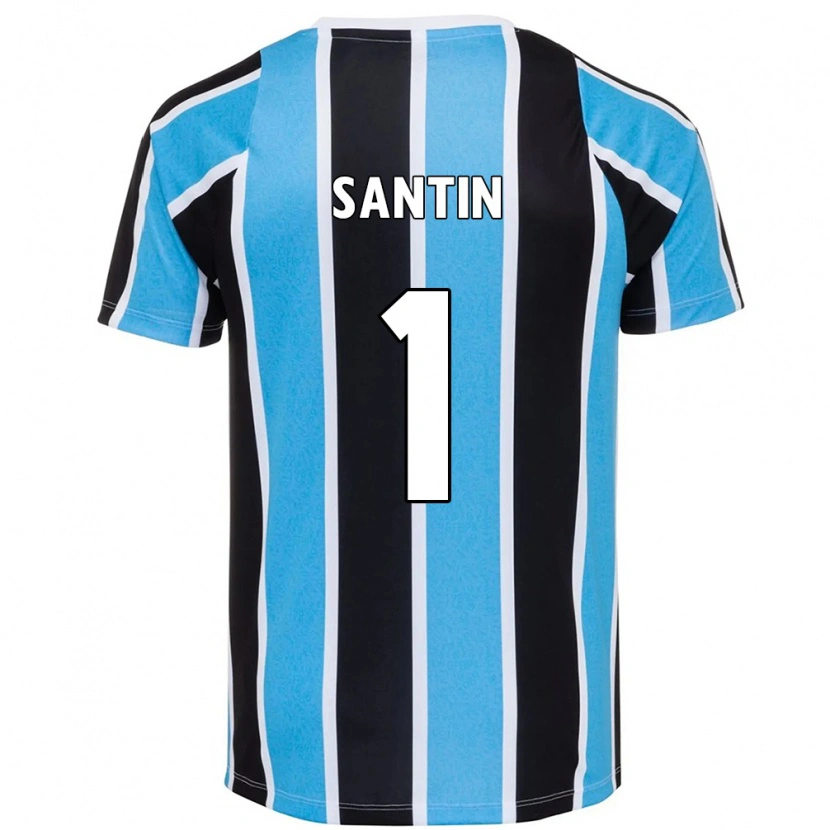 Danxen Mujer Camiseta Duda Santin #1 Blanco Azul 1ª Equipación 2025/26 La Camisa