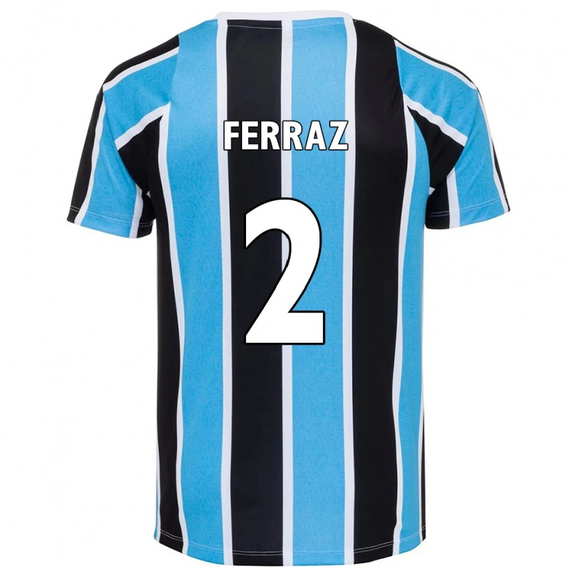 Danxen Mujer Camiseta Victor Ferraz #2 Blanco Azul 1ª Equipación 2025/26 La Camisa