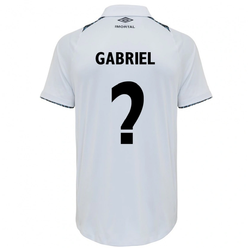 Danxen Mujer Camiseta Pedro Gabriel #0 Azul Negro Blanco 2ª Equipación 2025/26 La Camisa