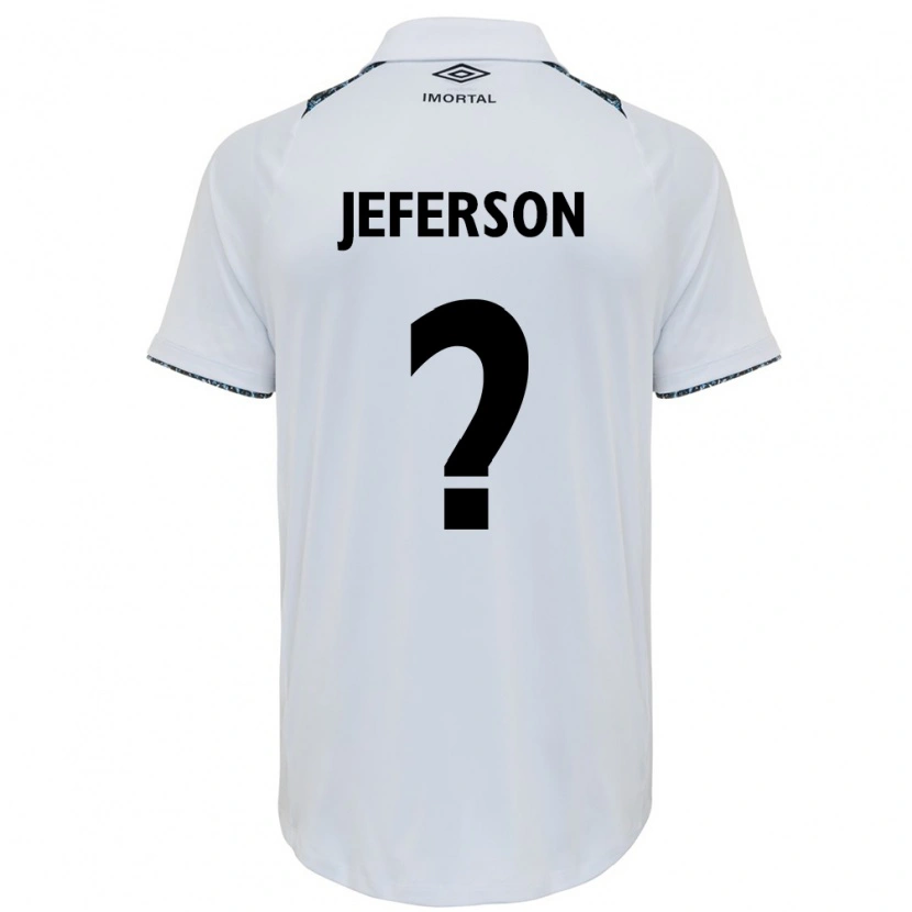 Danxen Mujer Camiseta Jeferson #0 Azul Negro Blanco 2ª Equipación 2025/26 La Camisa