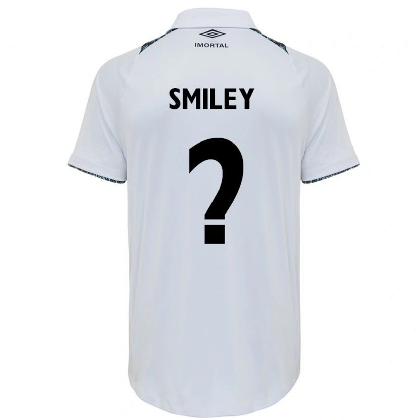 Danxen Mujer Camiseta Smiley #0 Azul Negro Blanco 2ª Equipación 2025/26 La Camisa