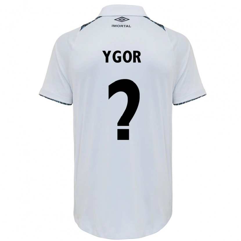 Danxen Mujer Camiseta Ygor #0 Azul Negro Blanco 2ª Equipación 2025/26 La Camisa