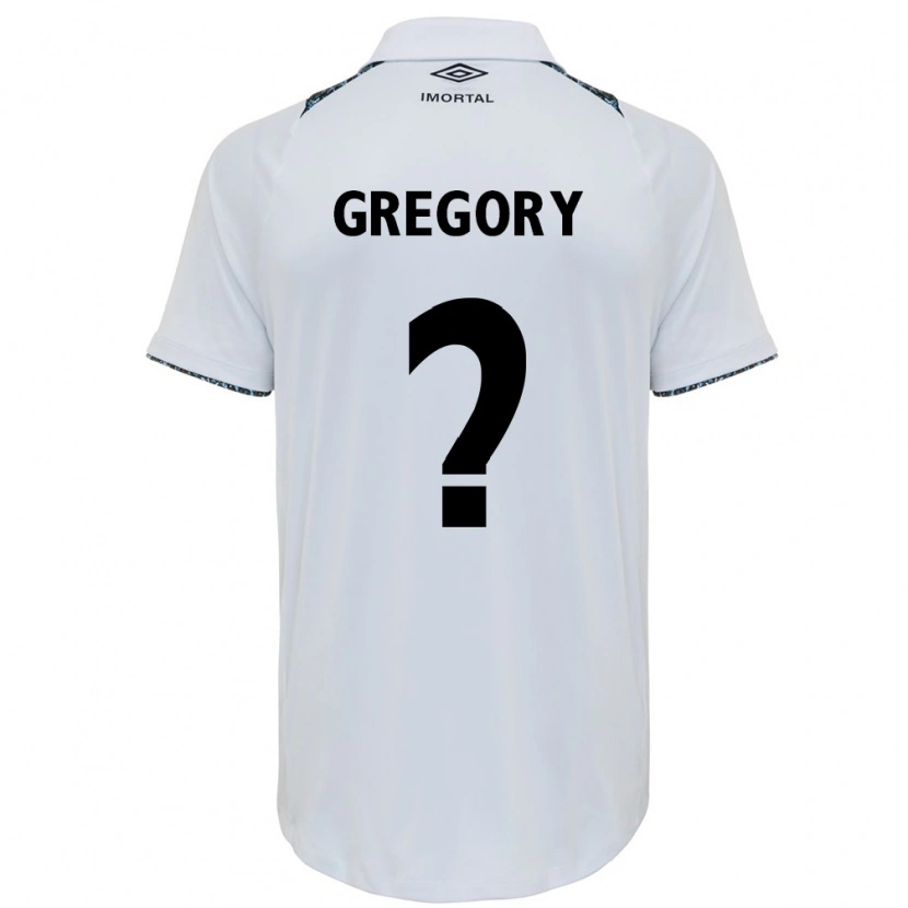 Danxen Mujer Camiseta Gregory #0 Azul Negro Blanco 2ª Equipación 2025/26 La Camisa