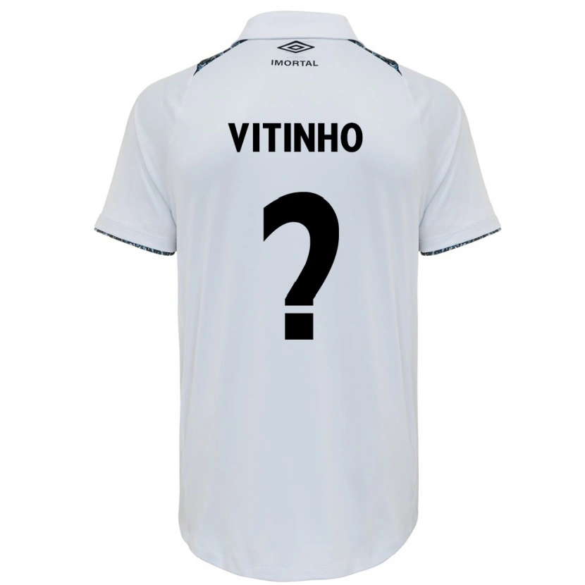 Danxen Mujer Camiseta Vitinho #0 Azul Negro Blanco 2ª Equipación 2025/26 La Camisa