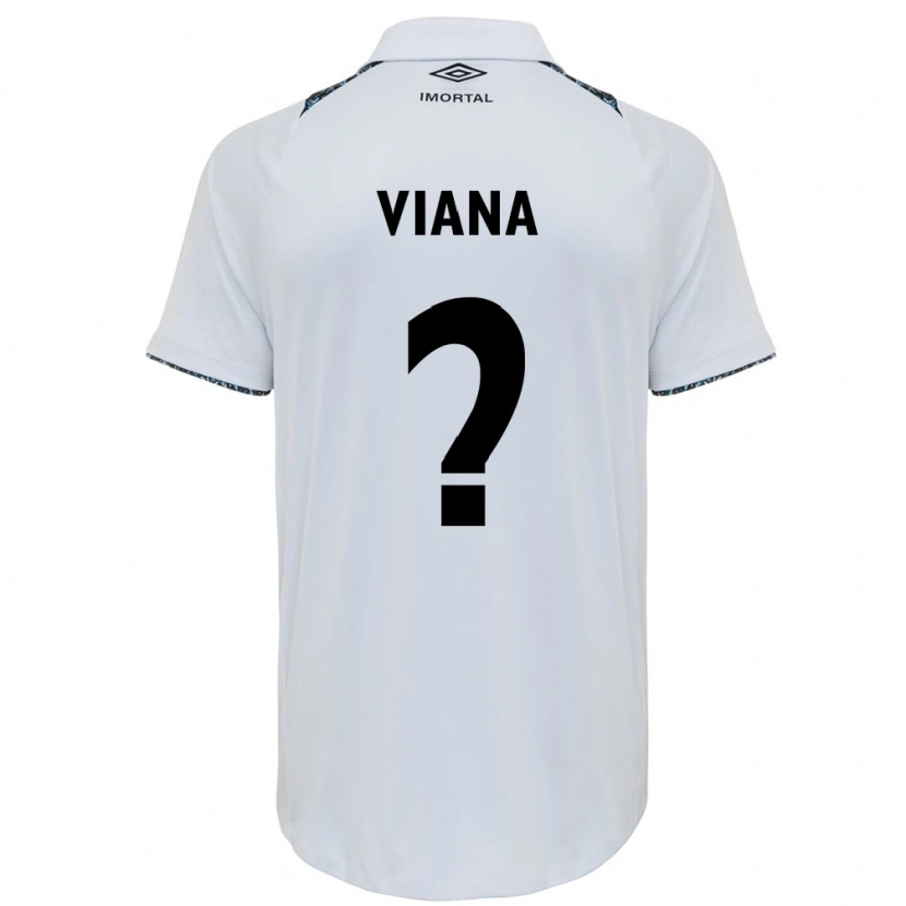 Danxen Mujer Camiseta Arthur Viana #0 Azul Negro Blanco 2ª Equipación 2025/26 La Camisa