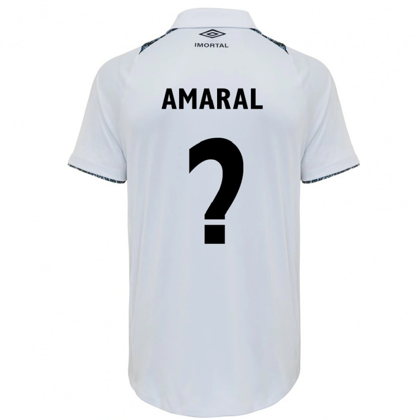 Danxen Mujer Camiseta Lucas Amaral #0 Azul Negro Blanco 2ª Equipación 2025/26 La Camisa