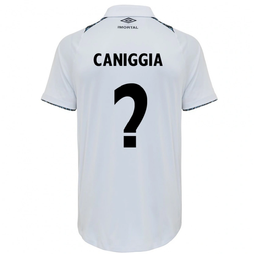 Danxen Mujer Camiseta Lucas Caniggia #0 Azul Negro Blanco 2ª Equipación 2025/26 La Camisa