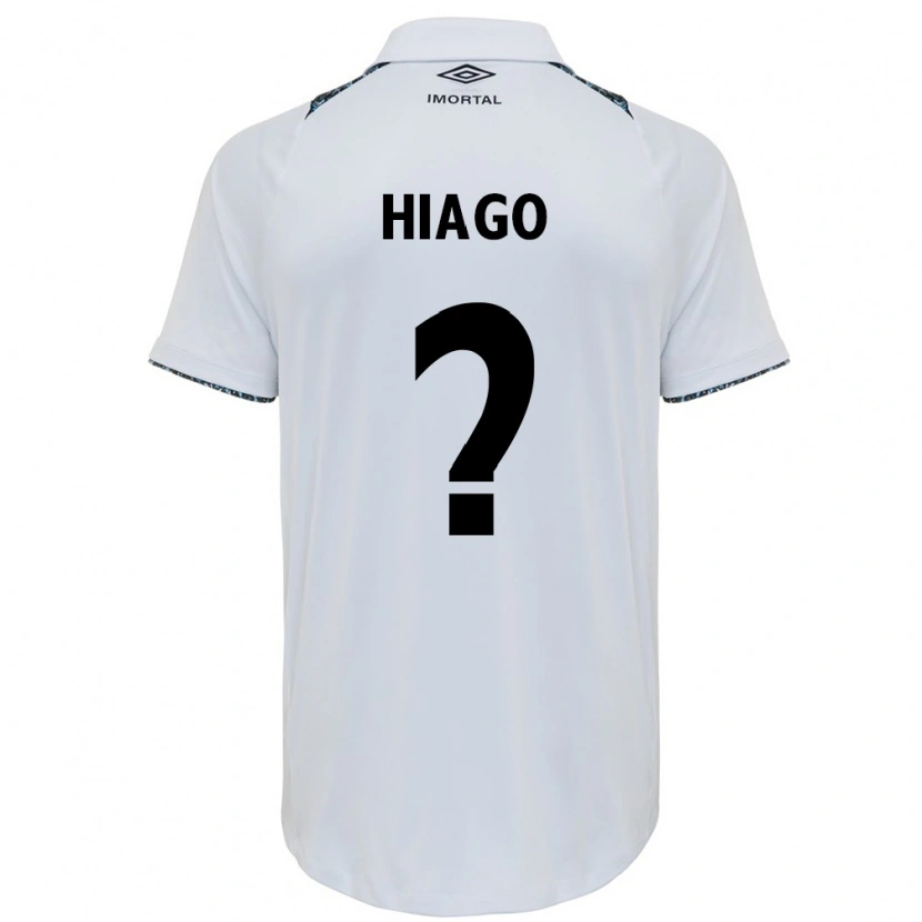 Danxen Mujer Camiseta Hiago #0 Azul Negro Blanco 2ª Equipación 2025/26 La Camisa