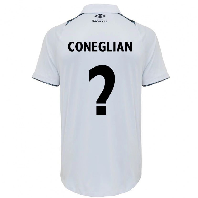 Danxen Mujer Camiseta Arthur Coneglian #0 Azul Negro Blanco 2ª Equipación 2025/26 La Camisa