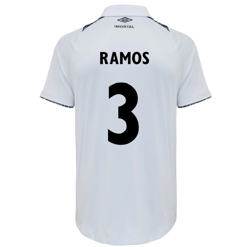 Danxen Mujer Camiseta João Ramos #3 Azul Negro Blanco 2ª Equipación 2025/26 La Camisa