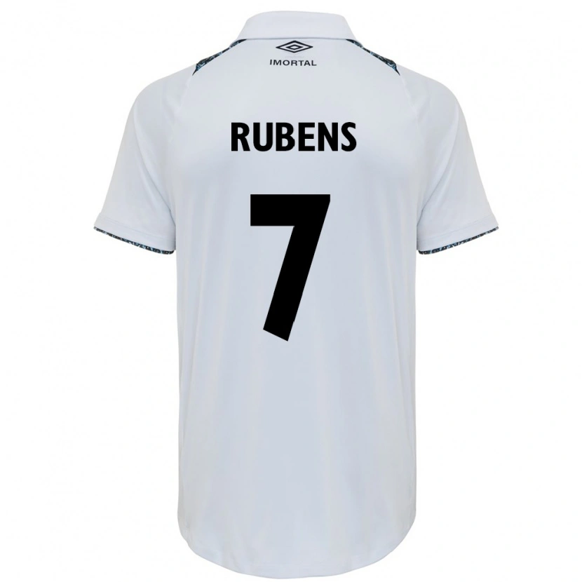 Danxen Mujer Camiseta Rubens #7 Azul Negro Blanco 2ª Equipación 2025/26 La Camisa