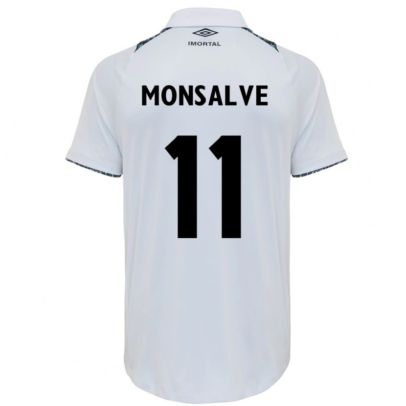 Danxen Mujer Camiseta Miguel Monsalve #11 Azul Negro Blanco 2ª Equipación 2025/26 La Camisa