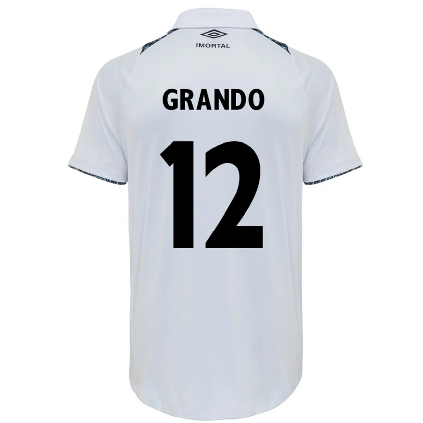 Danxen Mujer Camiseta Gabriel Grando #12 Azul Negro Blanco 2ª Equipación 2025/26 La Camisa