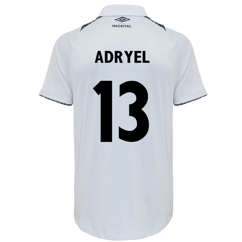 Danxen Mujer Camiseta Adryel #13 Azul Negro Blanco 2ª Equipación 2025/26 La Camisa