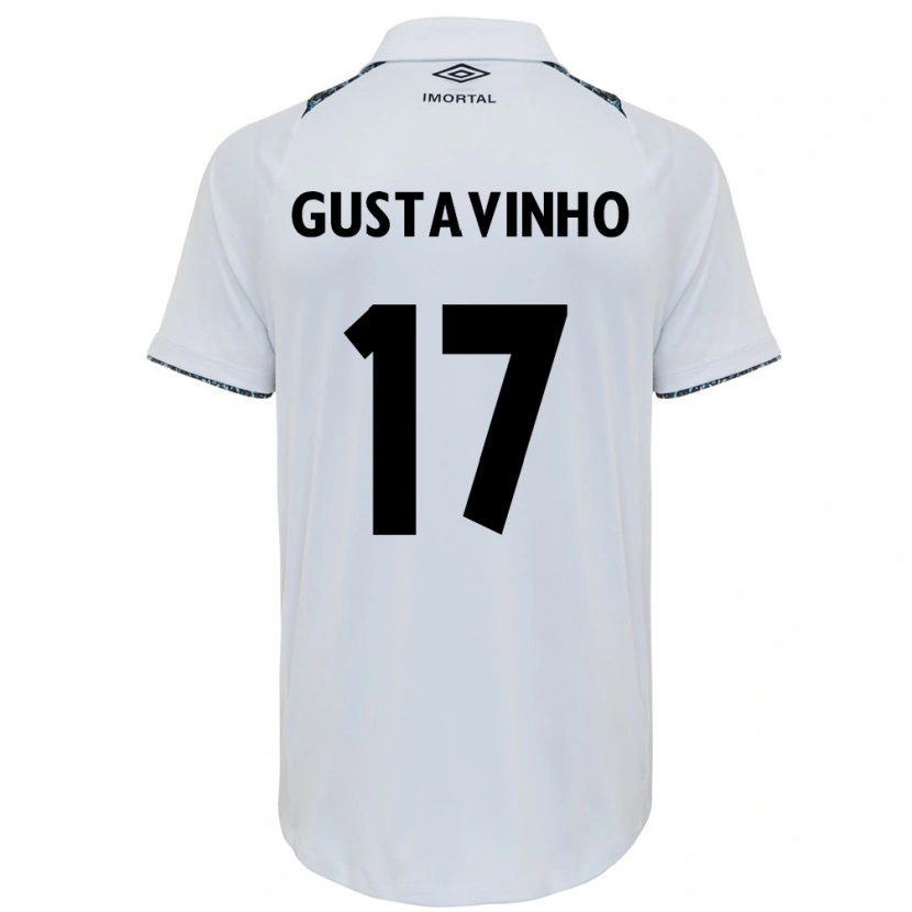 Danxen Mujer Camiseta Gustavinho #17 Azul Negro Blanco 2ª Equipación 2025/26 La Camisa