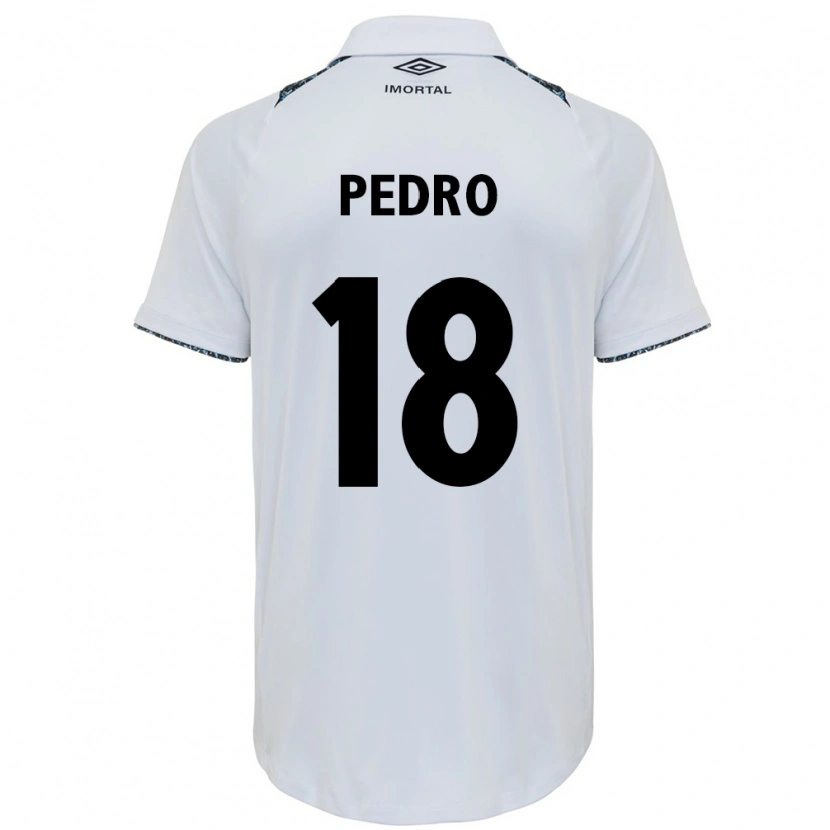 Danxen Mujer Camiseta João Pedro #18 Azul Negro Blanco 2ª Equipación 2025/26 La Camisa