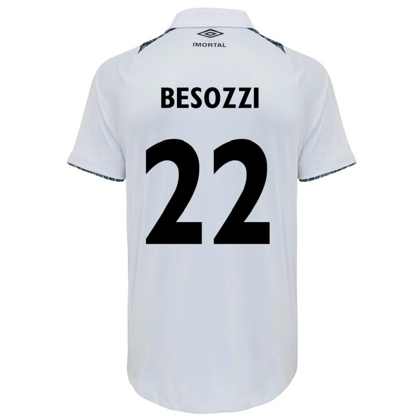 Danxen Mujer Camiseta Lucas Besozzi #22 Azul Negro Blanco 2ª Equipación 2025/26 La Camisa