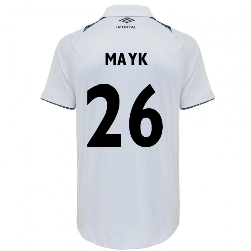 Danxen Mujer Camiseta Mayk #26 Azul Negro Blanco 2ª Equipación 2025/26 La Camisa