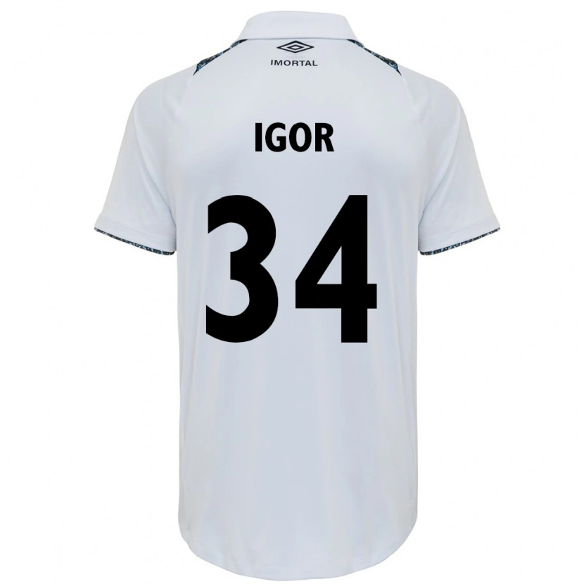 Danxen Mujer Camiseta Igor Serrote #34 Azul Negro Blanco 2ª Equipación 2025/26 La Camisa