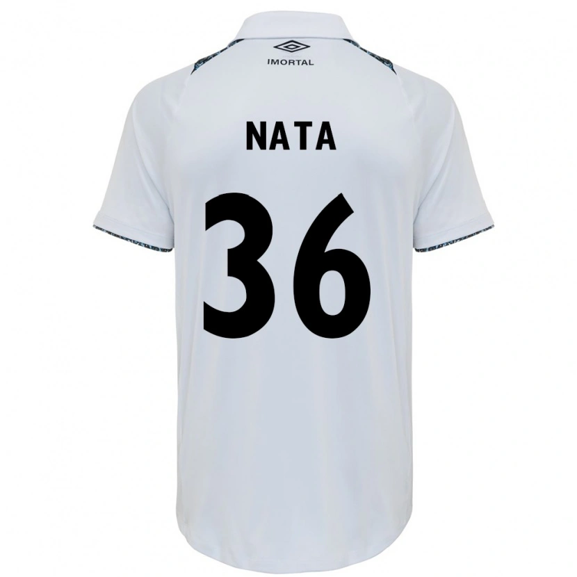 Danxen Mujer Camiseta Natã #36 Azul Negro Blanco 2ª Equipación 2025/26 La Camisa