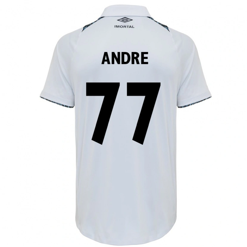 Danxen Mujer Camiseta André Henrique #77 Azul Negro Blanco 2ª Equipación 2025/26 La Camisa