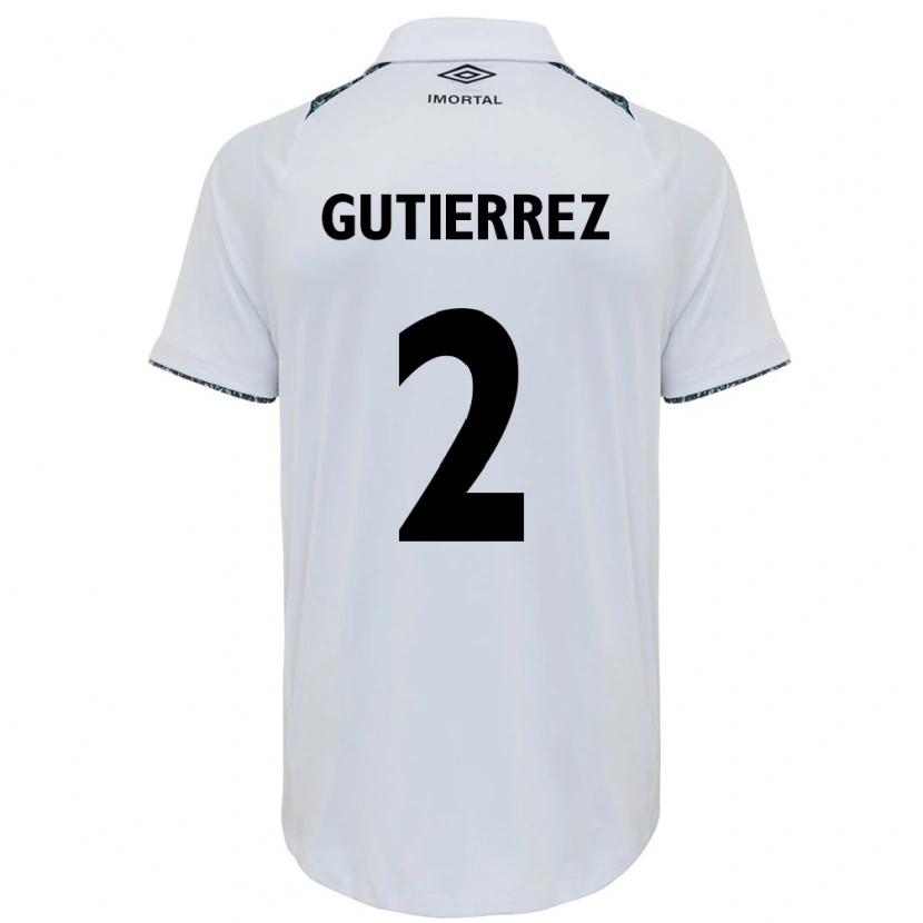 Danxen Mujer Camiseta Nairelis Gutiérrez #2 Azul Negro Blanco 2ª Equipación 2025/26 La Camisa