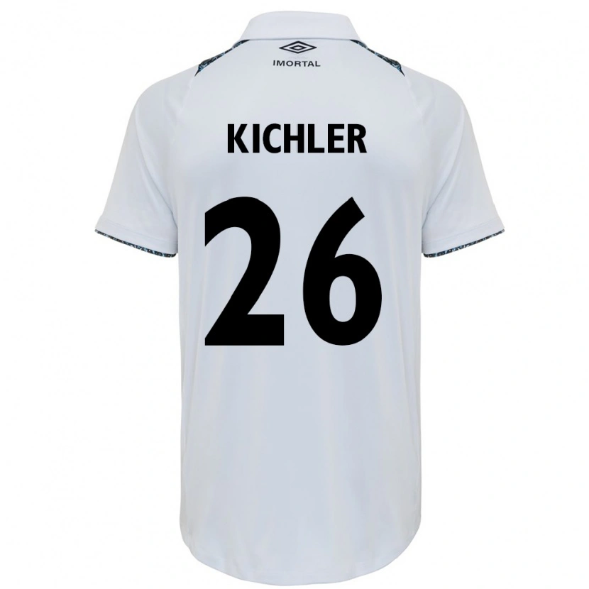 Danxen Mujer Camiseta Paola Kichler #26 Azul Negro Blanco 2ª Equipación 2025/26 La Camisa