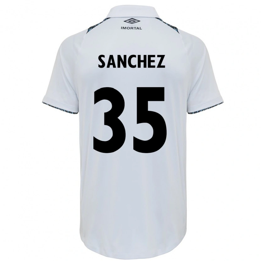 Danxen Mujer Camiseta Lari Sanchez #35 Azul Negro Blanco 2ª Equipación 2025/26 La Camisa