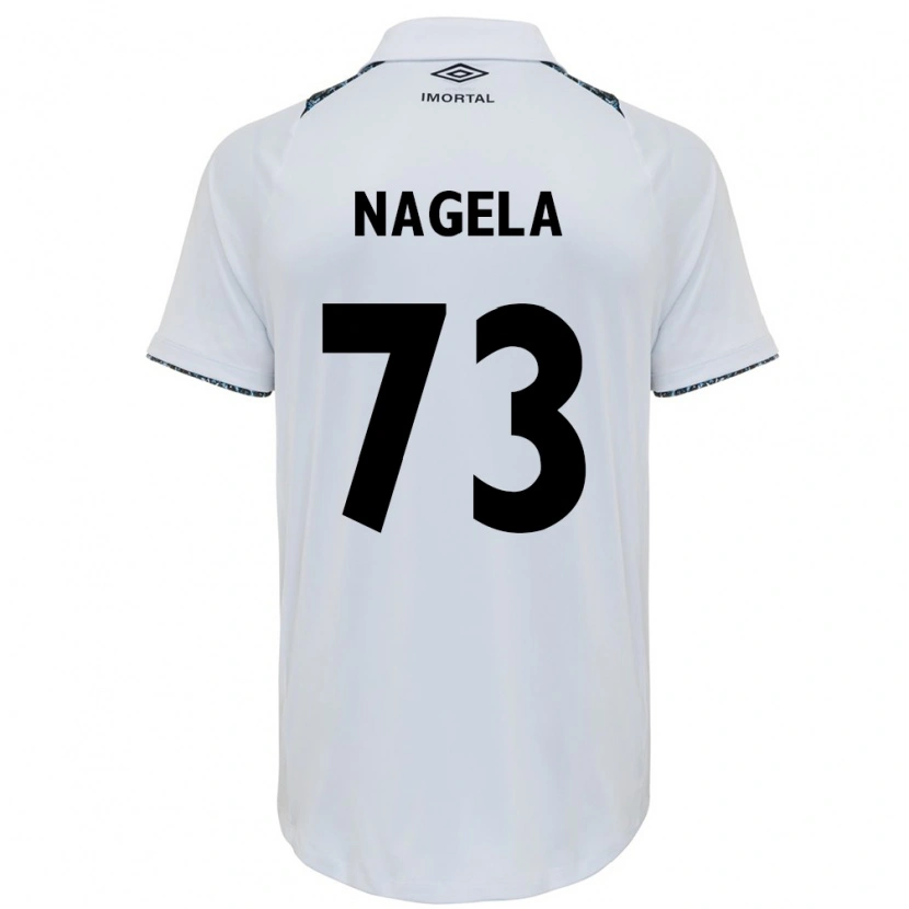 Danxen Mujer Camiseta Nágela #73 Azul Negro Blanco 2ª Equipación 2025/26 La Camisa