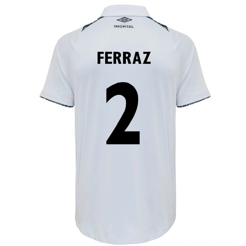 Danxen Mujer Camiseta Victor Ferraz #2 Azul Negro Blanco 2ª Equipación 2025/26 La Camisa