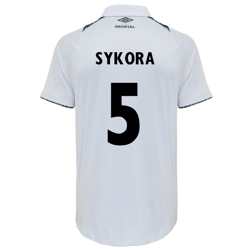 Danxen Mujer Camiseta Stacy Denise Sykora #5 Azul Negro Blanco 2ª Equipación 2025/26 La Camisa