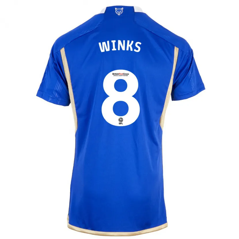 Danxen Niño Camiseta Harry Winks #8 Azul 1ª Equipación 2023/24 La Camisa