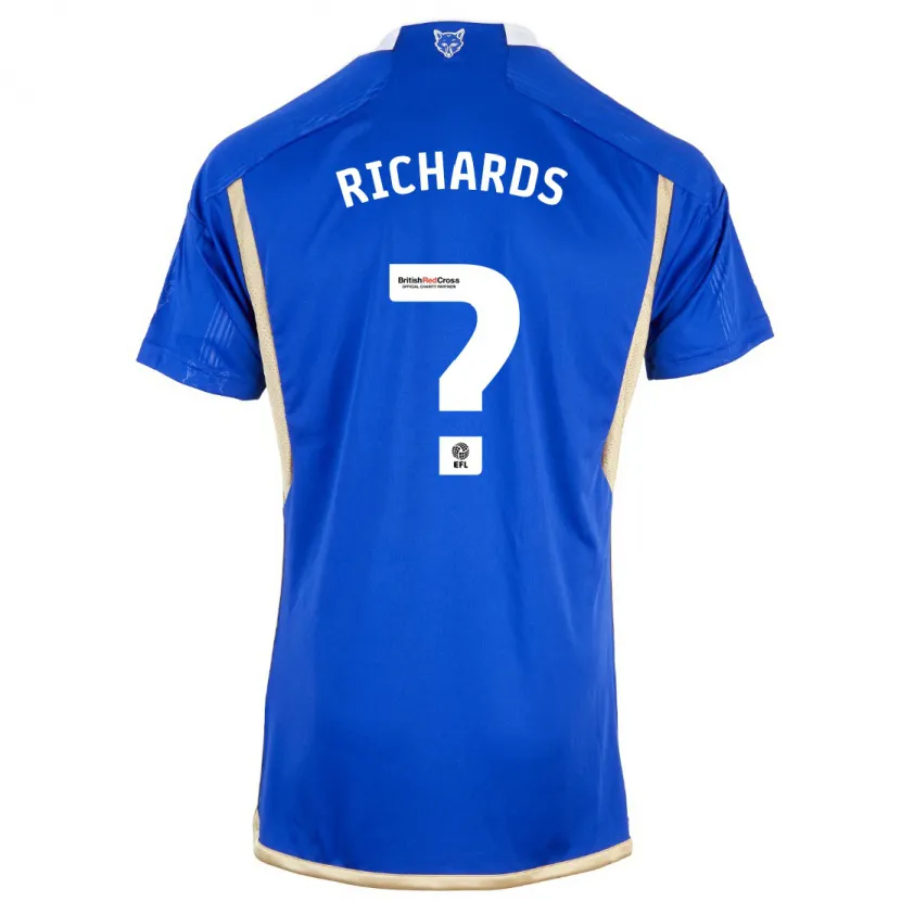 Danxen Niño Camiseta Amani Richards #0 Azul 1ª Equipación 2023/24 La Camisa