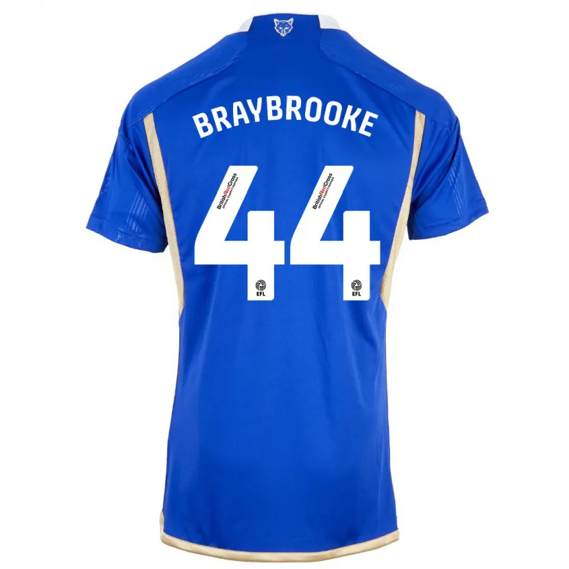 Danxen Niño Camiseta Sammy Braybrooke #44 Azul 1ª Equipación 2023/24 La Camisa