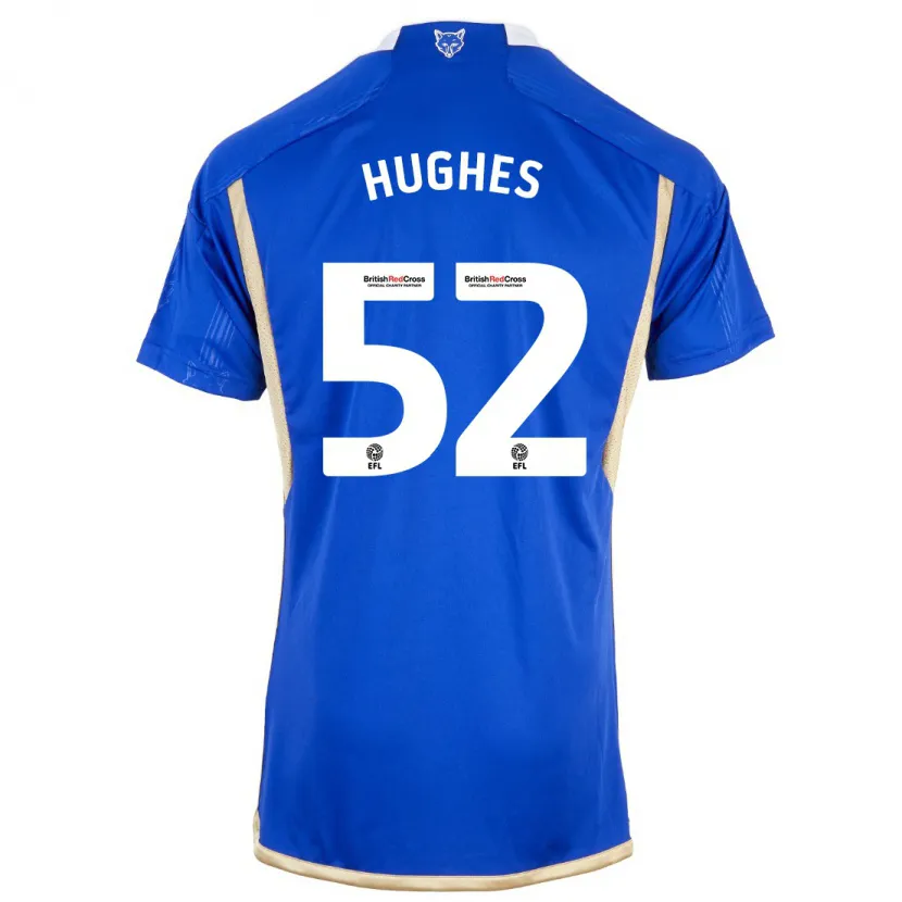 Danxen Niño Camiseta Iestyn Hughes #52 Azul 1ª Equipación 2023/24 La Camisa