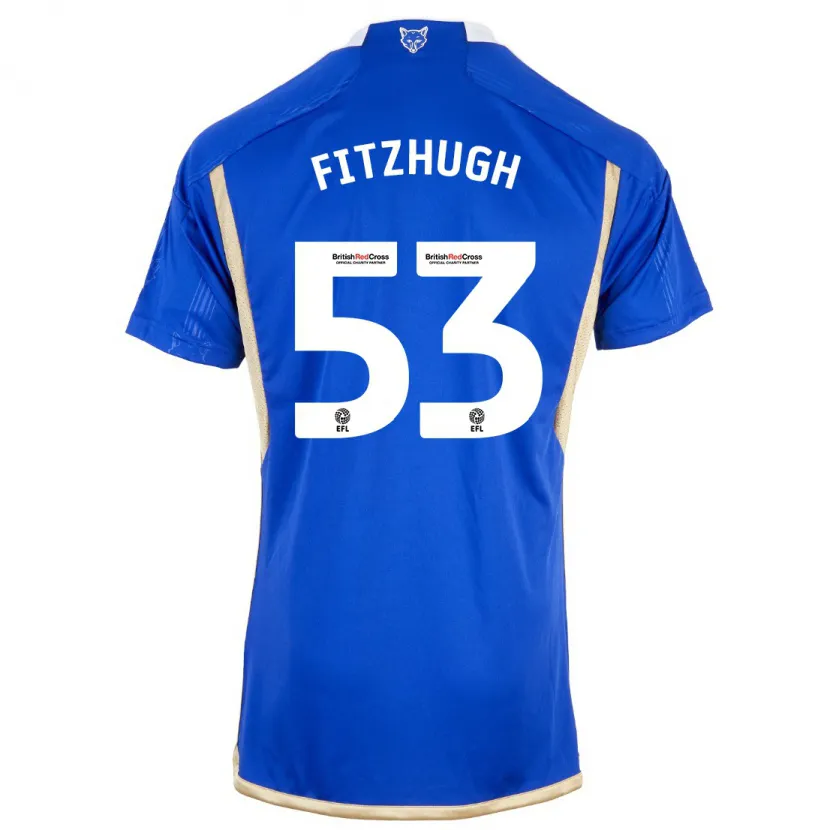 Danxen Niño Camiseta Ethan Fitzhugh #53 Azul 1ª Equipación 2023/24 La Camisa