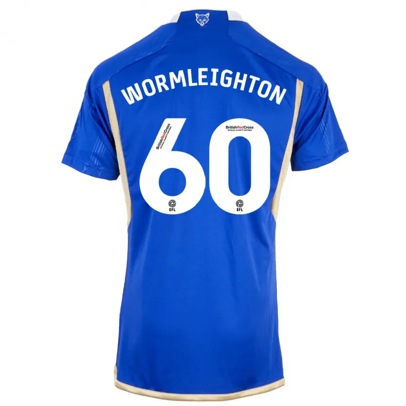 Danxen Niño Camiseta Joe Wormleighton #60 Azul 1ª Equipación 2023/24 La Camisa