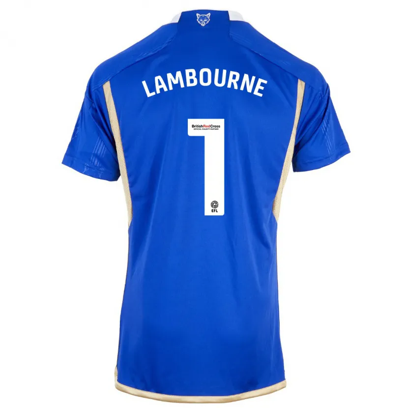 Danxen Niño Camiseta Demi Lambourne #1 Azul 1ª Equipación 2023/24 La Camisa