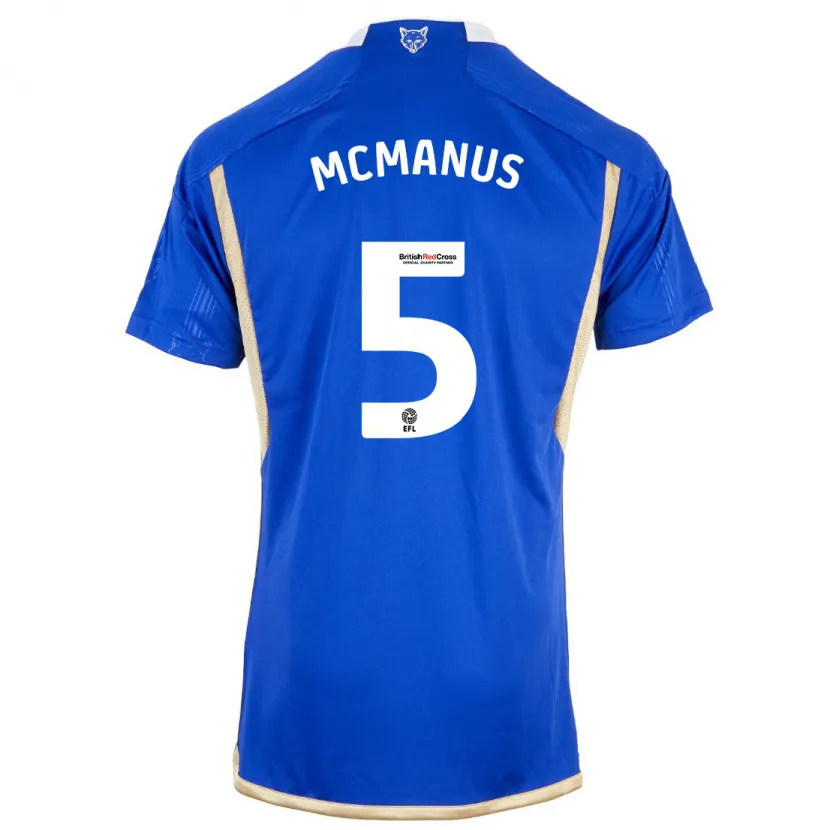 Danxen Niño Camiseta Abbie Mcmanus #5 Azul 1ª Equipación 2023/24 La Camisa