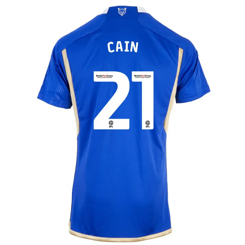 Danxen Niño Camiseta Hannah Cain #21 Azul 1ª Equipación 2023/24 La Camisa