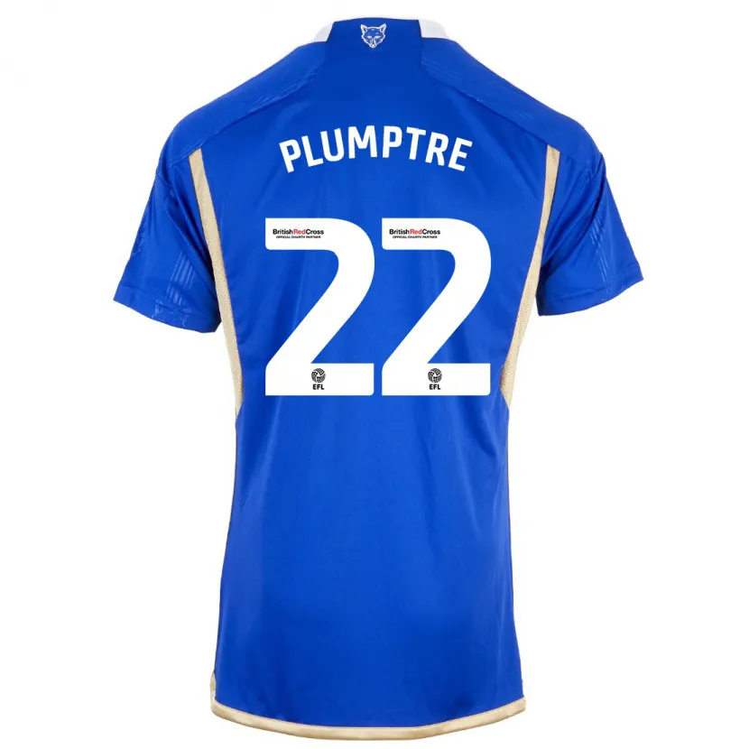 Danxen Niño Camiseta Ashleigh Plumptre #22 Azul 1ª Equipación 2023/24 La Camisa