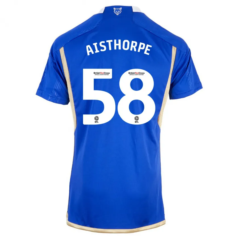 Danxen Niño Camiseta Bailey Aisthorpe #58 Azul 1ª Equipación 2023/24 La Camisa